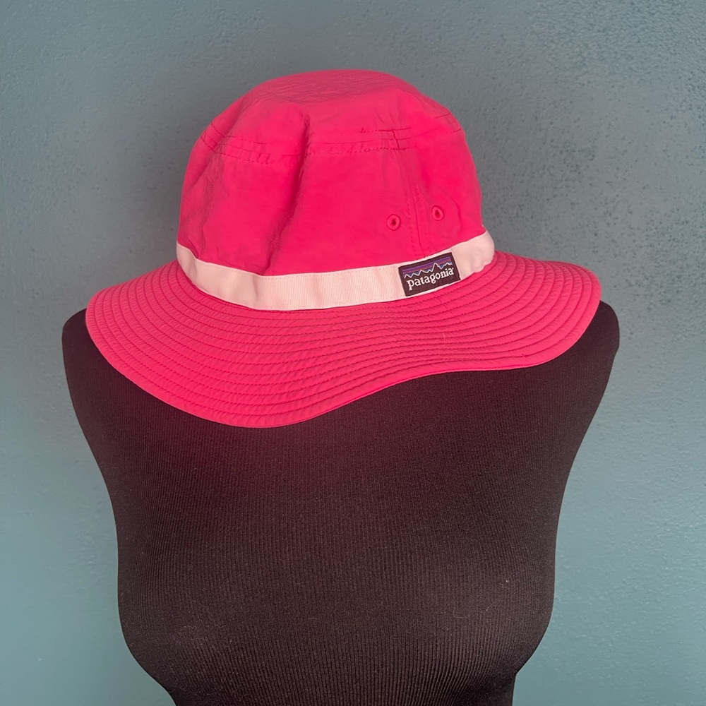 Patagonia Bright Pink Bucket Hat